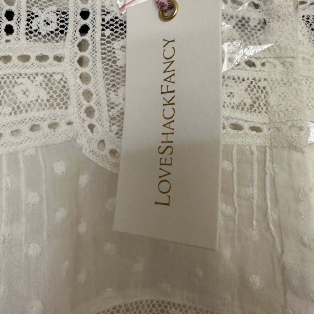NWT LoveShackFancy Shelly Top - Picture 5 of 9